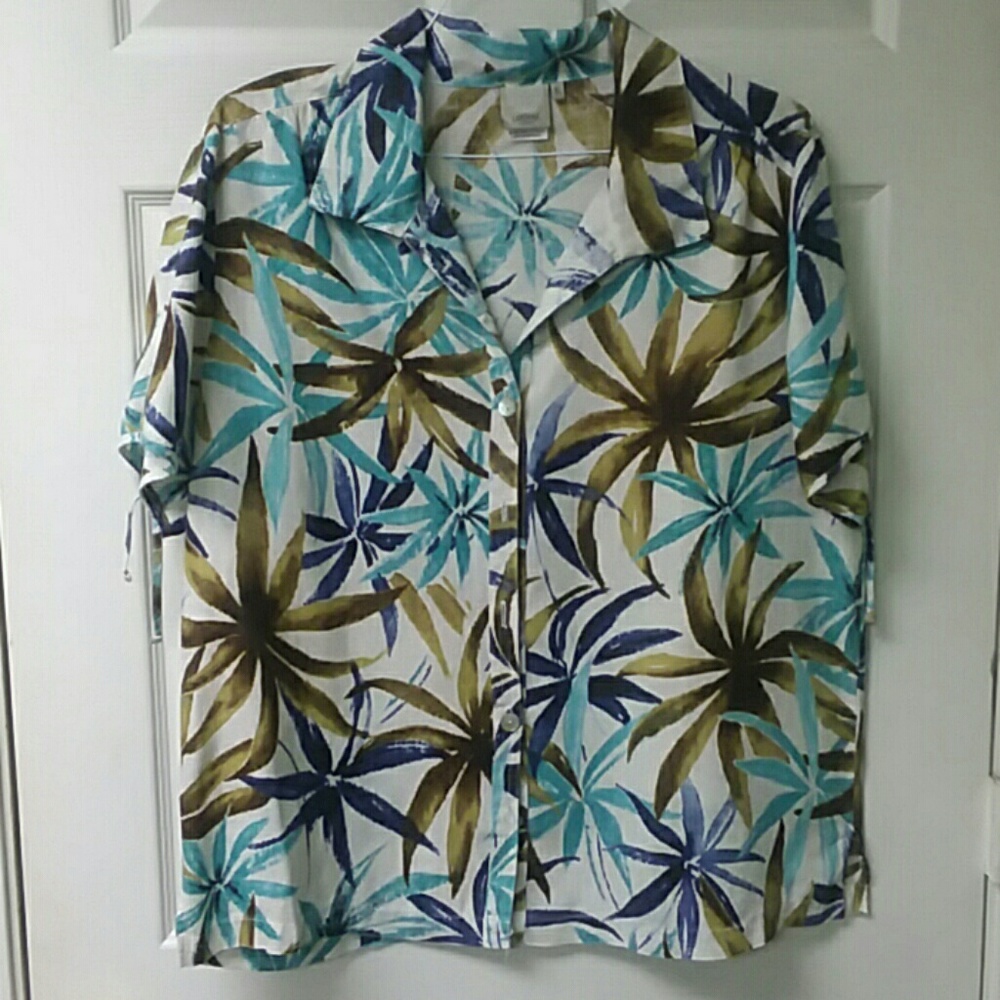 Lantana linen casual blouse
